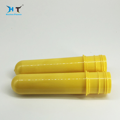 Yellow Color 38mm Neck Pet Preform for 30 Ml - 1000 Ml bottle Capacity SGS Approved