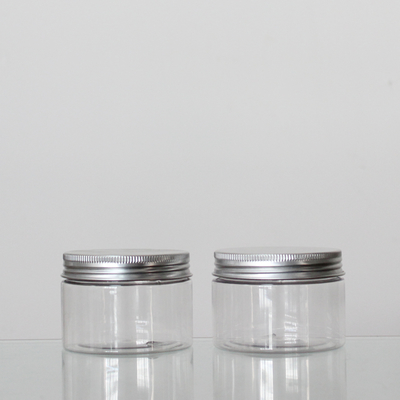 Hair Gel Sealable PET Plastic Jars Good Sealing Amber Color Easy Storage
