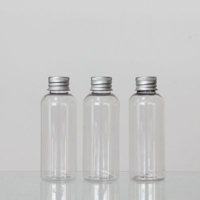 Plastic 60ml Round Cosmetic Bottles With Different Kinds Of Cap Custom Color