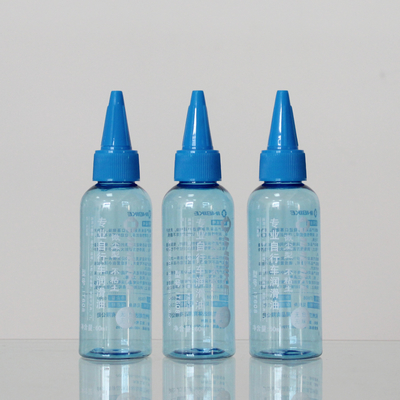 Plastic 60ml Round Cosmetic Bottles With Different Kinds Of Cap Custom Color