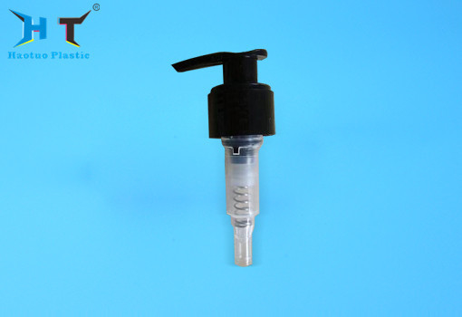 Shiny Aluminum Closure Lotion Dispenser Pump 24 / 410  With Clip Cap