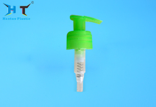 Shiny Aluminum Closure Lotion Dispenser Pump 24 / 410  With Clip Cap