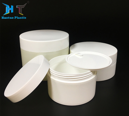 Luxury Cosmetic PP Plastic Jars 200g 300g 500g PP Plastic Polish Surface