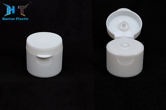 24/410 White Ribbed Matt Surface Flip Top Cap , Water Bottle Flip Top