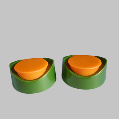 200ml 400ml Bottle Flip Top Plastic Caps Double Color Oval Closures