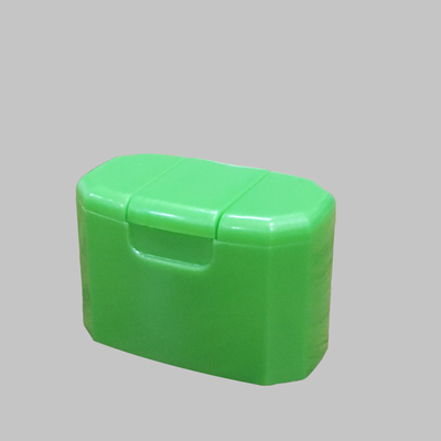Rectangle Green Flip Top Dispensing Caps 16 Mm Neck Size Long Life Span