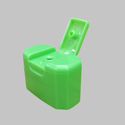 Rectangle Green Flip Top Dispensing Caps 16 Mm Neck Size Long Life Span