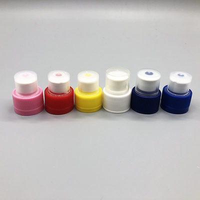 PCO Plastic 28mm Plastic Bottle Caps Sport Caps And Closures Polish Surface