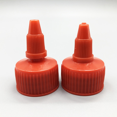 Colorful Plastic Twist Top Caps , Jam Push Pull Water Bottle Caps Logo Customized