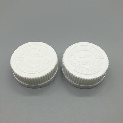 Matte Plastic Bottle Screw Caps Blue Color Spray Painting 38 / 400 Neck Size