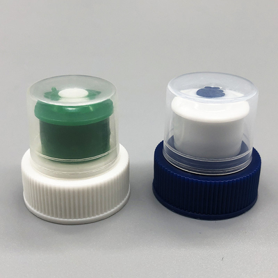 Food Grade Material Push Pull Water Bottle Caps 28 / 400 Logo Customized