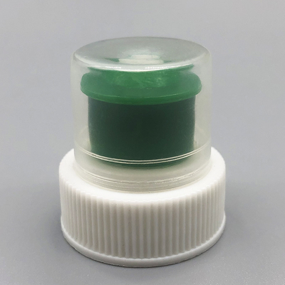 Food Grade Material Push Pull Water Bottle Caps 28 / 400 Logo Customized