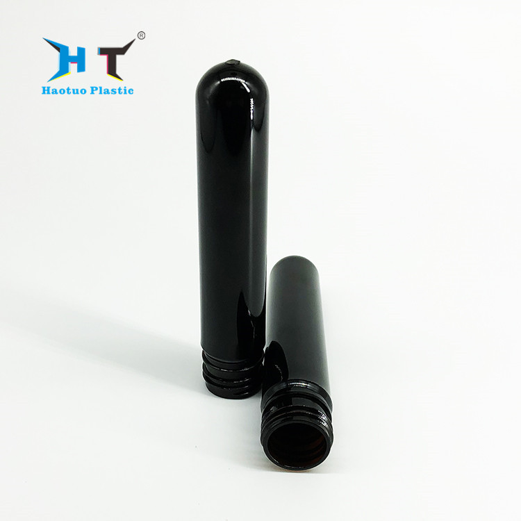 40g 28mm Neck Solid Black Color Perfume Cosmetic Plastic Spray Bottles Preform