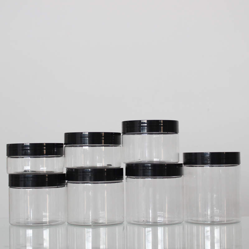 68mm Diameter Round Plastic Container 100g 180g 200g 250g 300g For Food