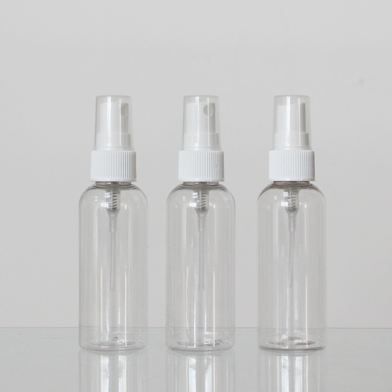 Plastic 60ml Round Cosmetic Bottles With Different Kinds Of Cap Custom Color