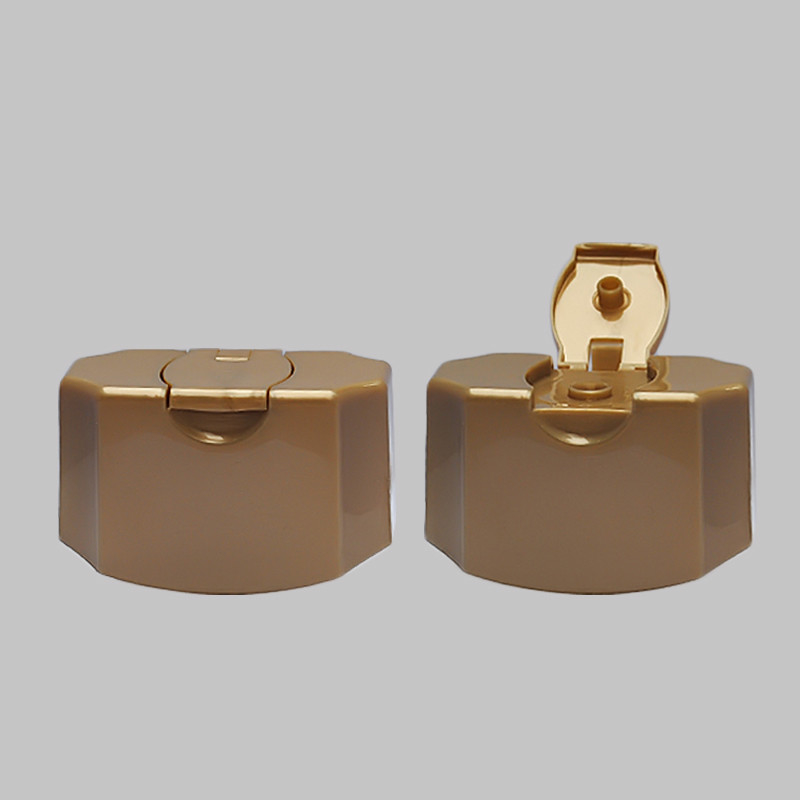 Rectangle Shape Plastic Flip Top Bottle Caps For 200ml and 400ml Hand Cream Shower Shampoo